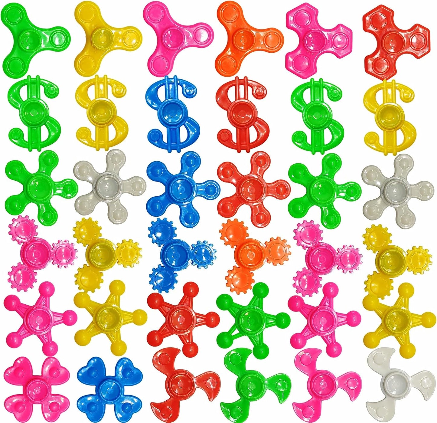 Fidget Spinners Bulk-Mini Fidget Spinner Toys for Kids Teens Adults Birthday Party Favors,Return Gifts,Goodie Bags Stuffers,Party Games,Classroom Rewards Carnival Prizes (50)
