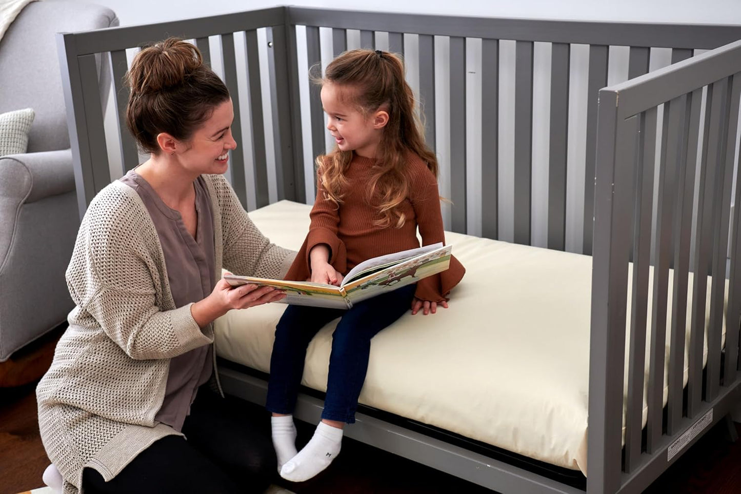 Lullaby Earth Healthy Support Crib Mattress- Origional - Beige