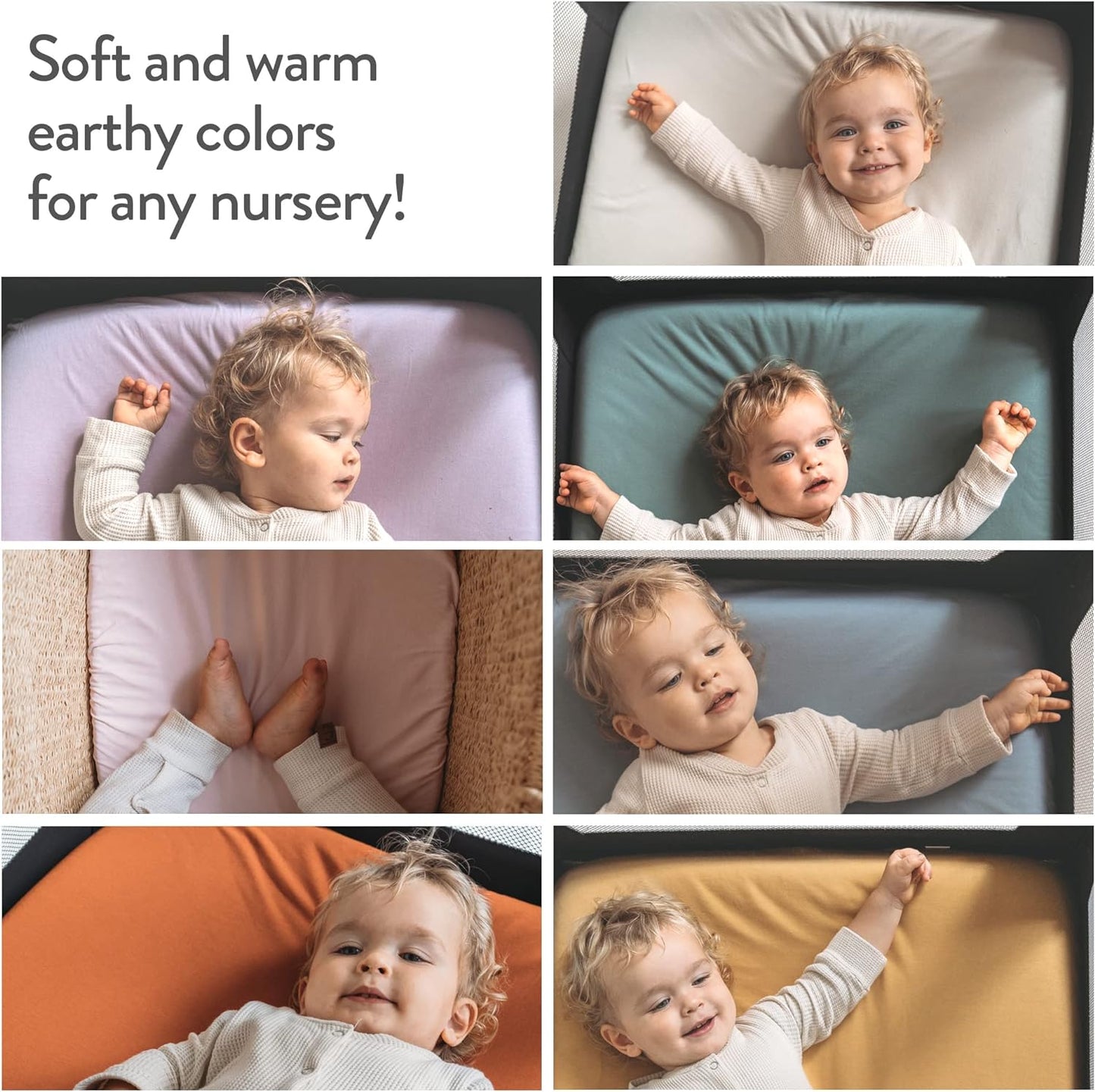 Mini Portable 24x38 Fitted Crib Sheets – Compatible with Dream on Me, Delta Porta Crib and Arms Reach Ideal Cosleeper – 100% Jersey Cotton – Pale Pink + Lilac – 2 Pack