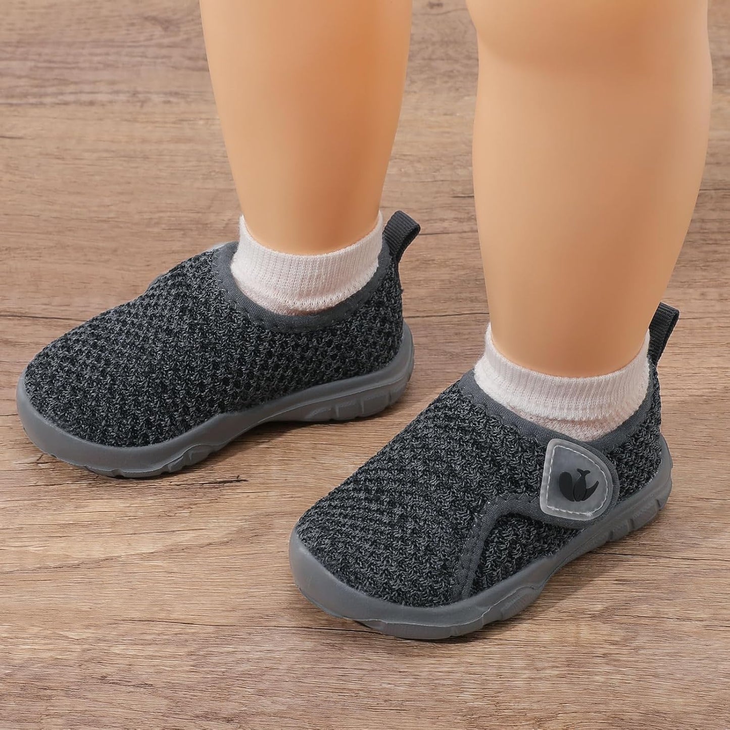 FEETCITY Baby Shoes Boys Girls First Walking Shoes Infant Sneakers Lightweight Slip On Shoe