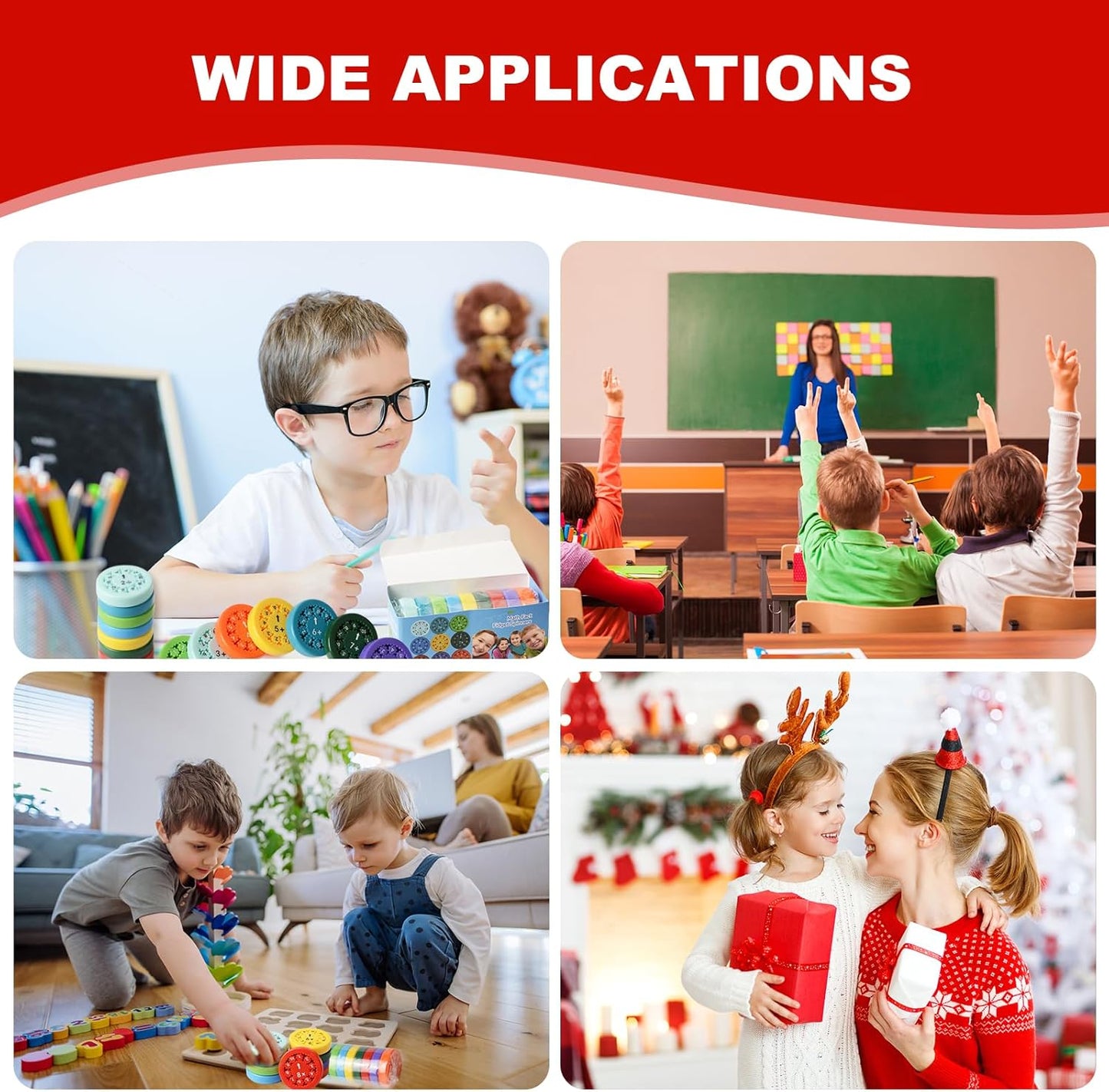 Math Fact Fidget Spinners, This is for All The Stimmers - Fidgeters Who are Learning Math, Division and Multiplication on One Fidget (Both 18pcs)…