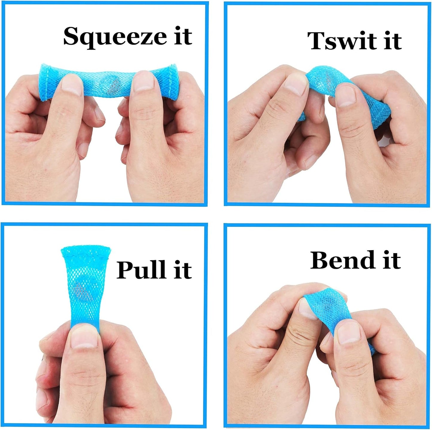 Marble Mesh Fidget Toys,FIDGET TOY Stress Relieve toy, Focus Enhance, Marble and Mesh Fidgets for Adults and Children with ADHD ADD OCD Autism