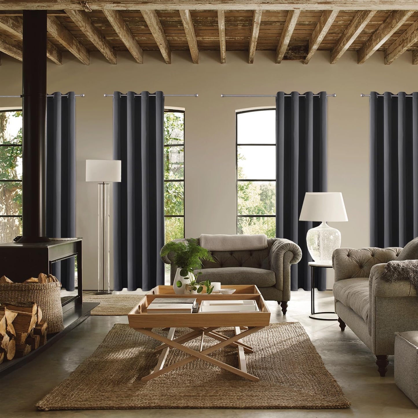 ChrisDowa Custom Blackout Curtain for Bedroom and Living Room. Thermal Insulated Room Darkening Curtain 1 Panel (Custom Size and Color)