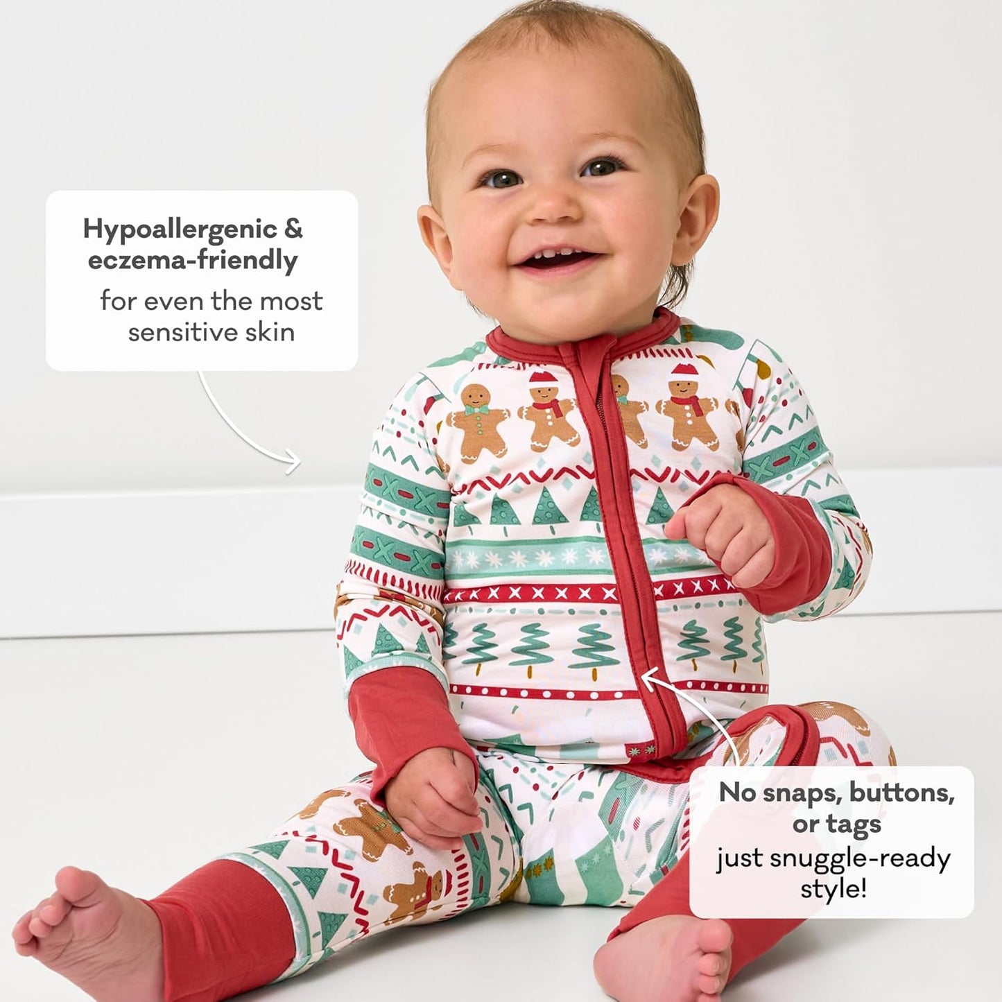 Little Sleepies Pajamas for Baby Boys & Girls, Viscose from Bamboo Baby Pajamas, Preemie & Newborn Sleepers, 2-Way Zipper PJs