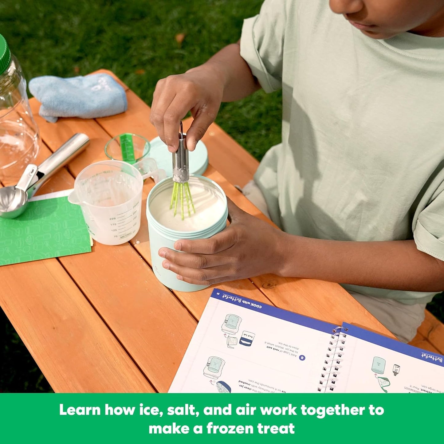 KiwiCo - Science of Cooking: Ice Cream, Learning Cooking Through Chemistry Project, Ages 5+