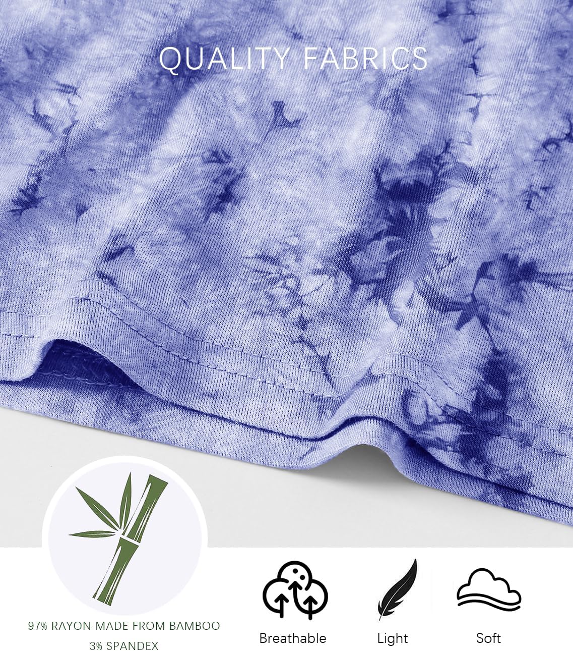 Jimonda Kids Soft Rayon From Bamboo Sleepwear Long Sleeve Boys Girls Pajama Outdoor 2-Piece tops&pant Casual sets Tie Dye PJ