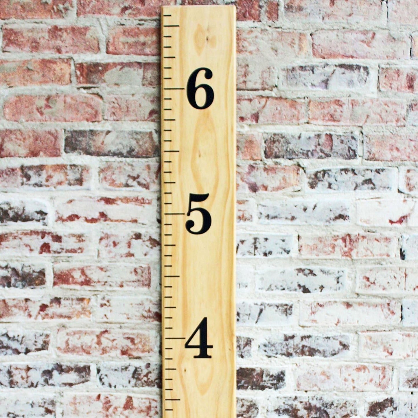 Little Acorns DIY Vinyl Growth Chart Ruler Decal Kit, Jumbo Numbers