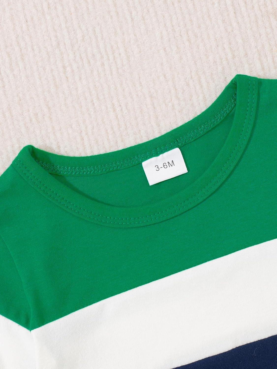 Toddler Baby Boy Outfits Fall Winter Clothes Color Block Long Sleeve Sweatshirt Tops + Jogger Pants Set 2PCS