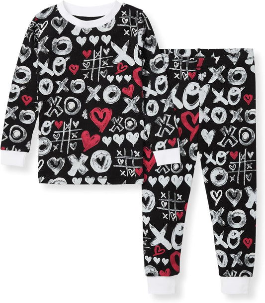 Burt's Bees Baby Boys' 2-Piece Long Sleeve Tee and Pants Organic Cotton Pajama Set