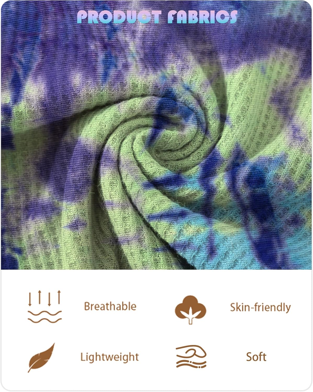 Jimonda Baby Bodysuit Newborn Tie Dye Clothes Infant Waffle One Piece Romper Baby Boys Girls Short Sleeve Jumpsuit Outfits