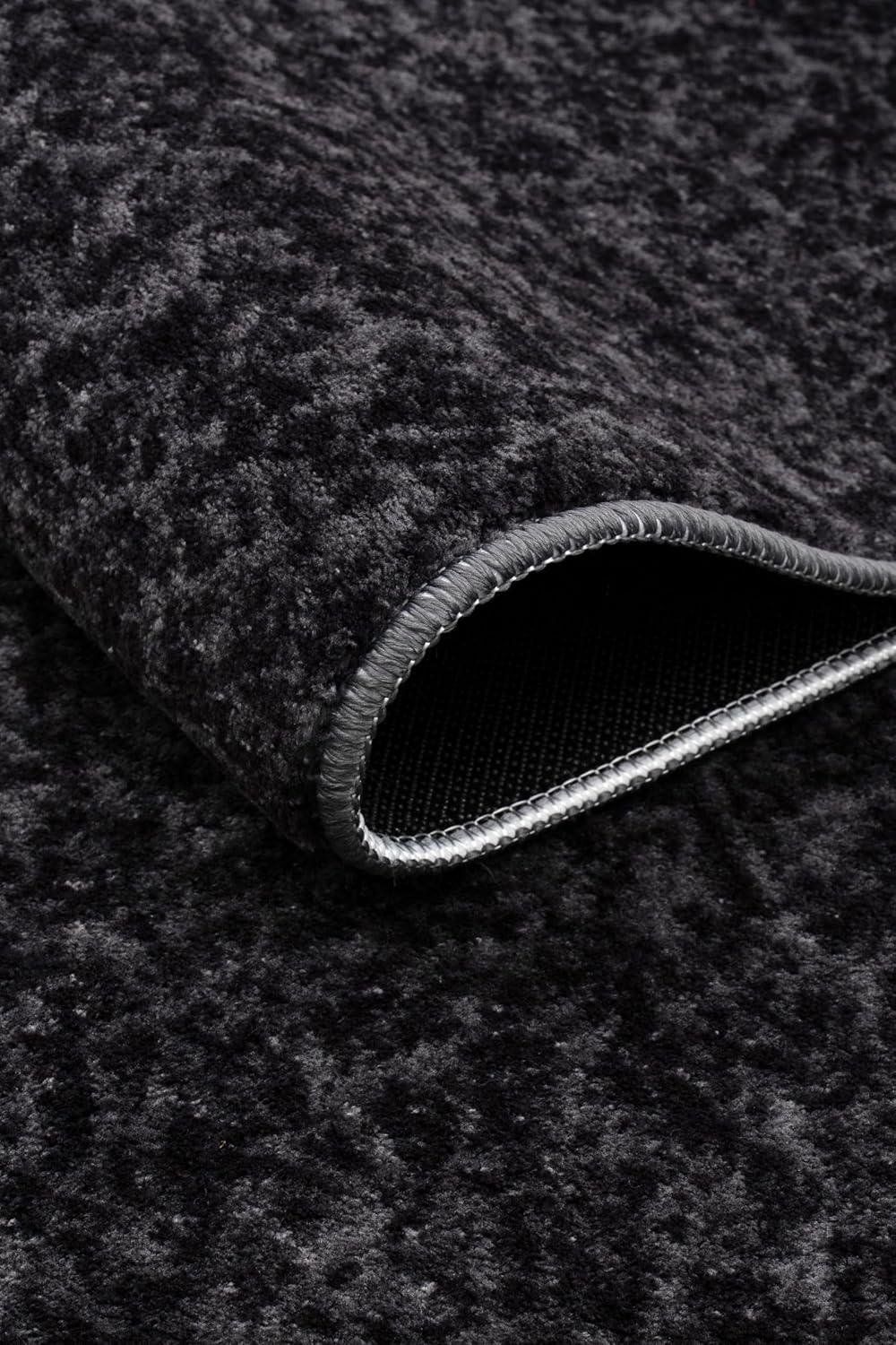 Non-Slip Washable 5x7 Area Rugs for Living Room Bedroom, Ultra Soft Bedside Rug, Indoor Floor Carpet for Kids Girls and Boys, Dorms, Nursery Rooms, Non-Skid Area Rug, Abstract Anthracite, 5' x 7'