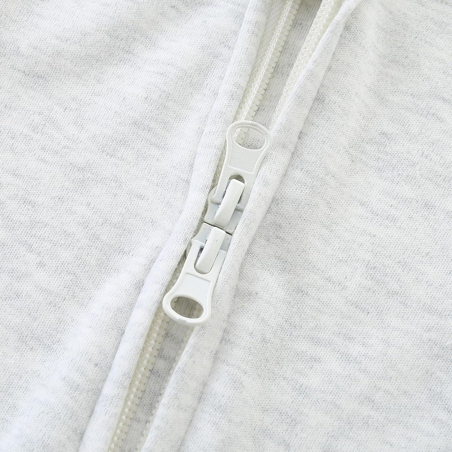 Baby Romper 100% Organic Cotton Pajamas One Piece Long Sleeve Zipper Footie Onesie for 0~12M Baby