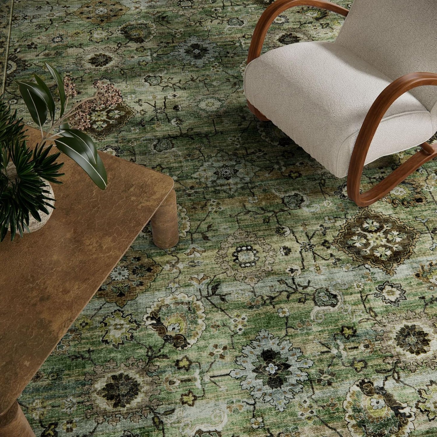 Washable Runners for Hallways Kitchen Rugs: 2'x10' Runner Rug Stain Resistant Non Slip Low Pile Soft Carpet Runners for Hallways Bedroom Kitchen Entryway Indoor Laundry Room Farmhouse