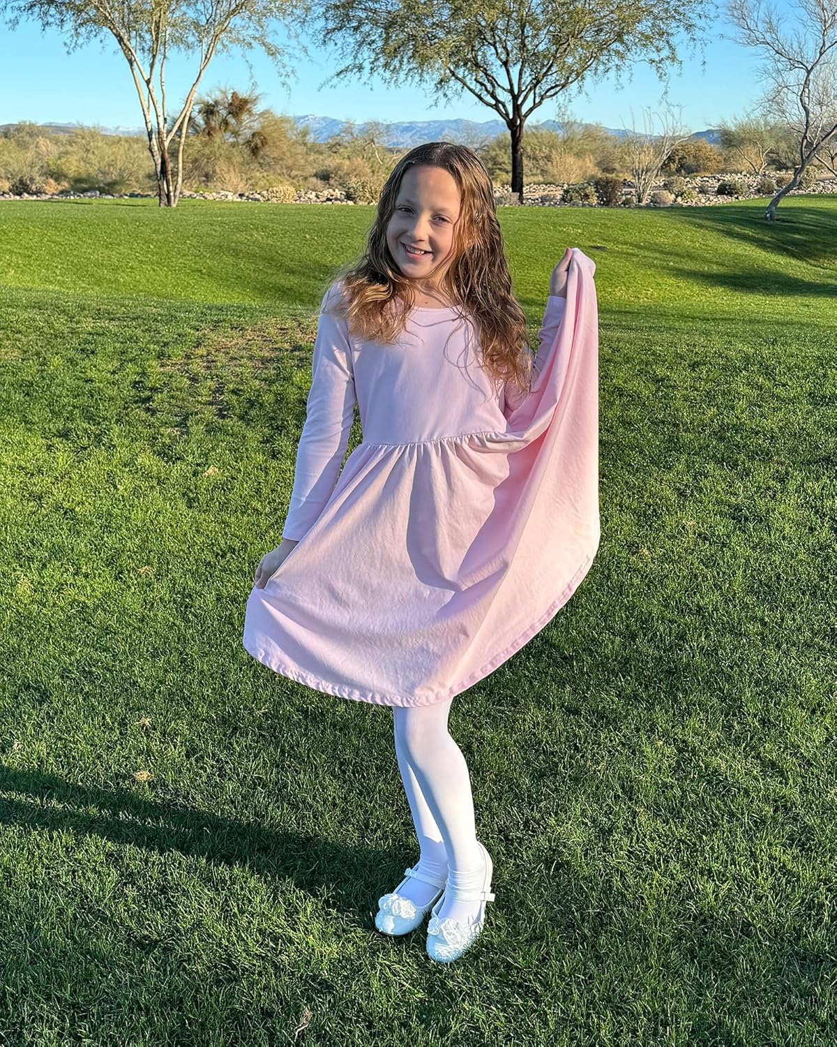 Stelle Girls' Ultra Soft Pro Dance Tight/Ballet Footed Tight (Toddler/Little Kid/Big Kid)