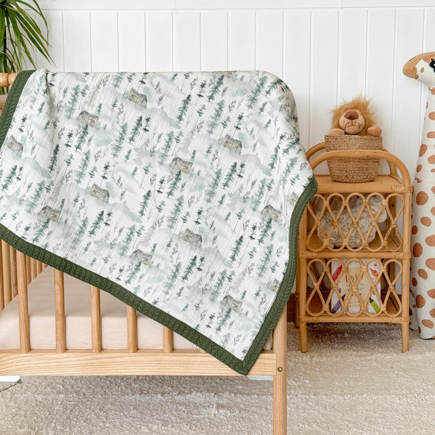 Personalized Baby Blanket with Name – Handmade 100% Organic Cotton Newborn Gift | Custom Knit Blanket for Boys, Girls, Kids & Baby Showers