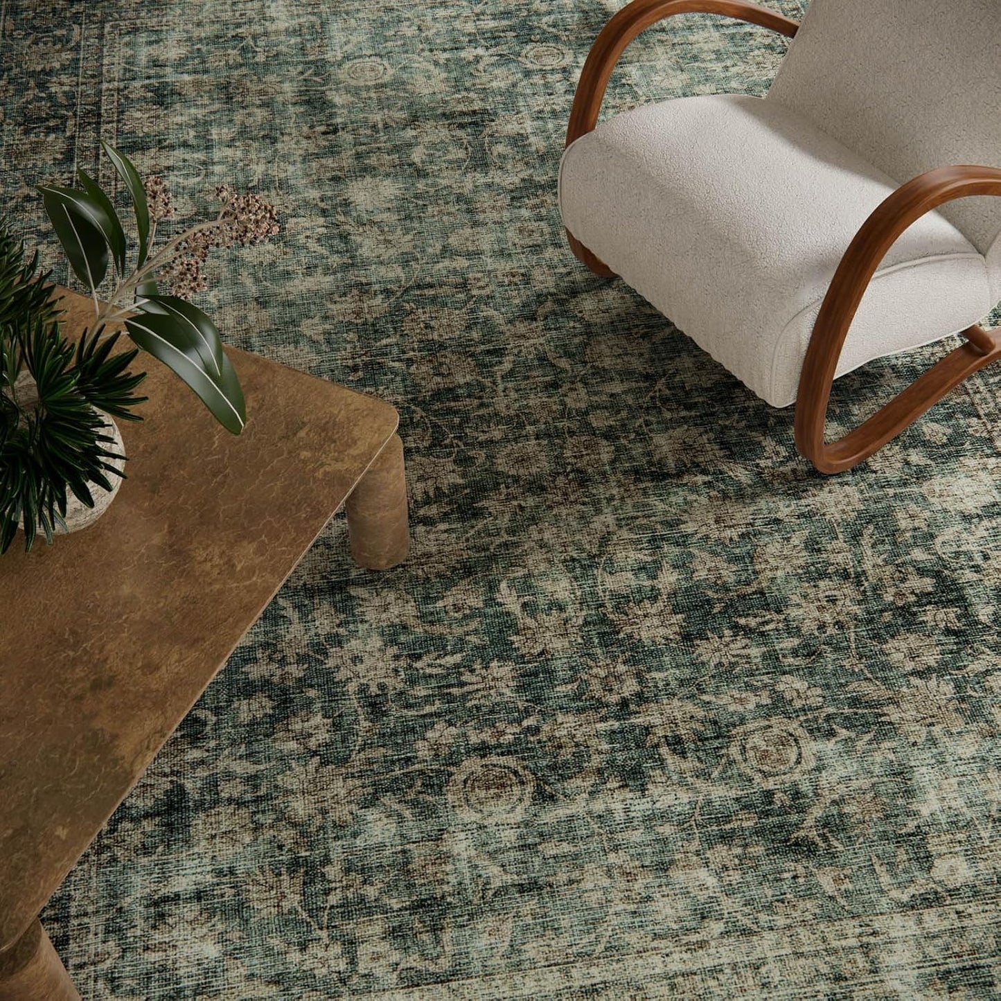 Machine Washable Throw Rugs for Entryway: Door Mat Indoor Entrance 3x5 Rug Boho Small Area Rug Non-Slip Low Pile Kitchen Rug for Front Door Indoor Entrance Entry Kids Room